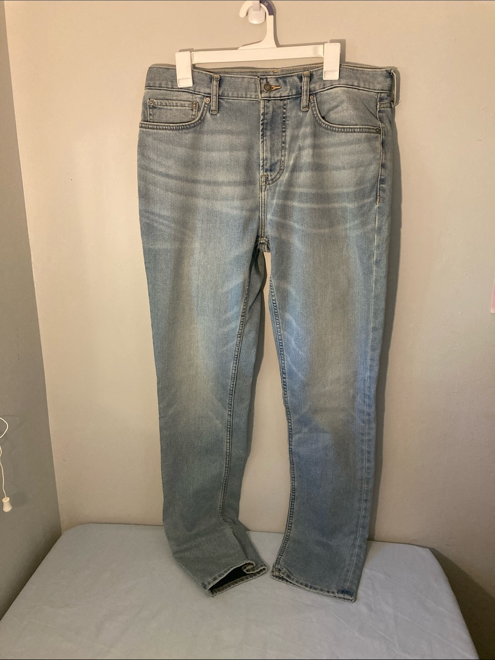 Old Navy Light Blue Straight Leg fleece lined Jeans